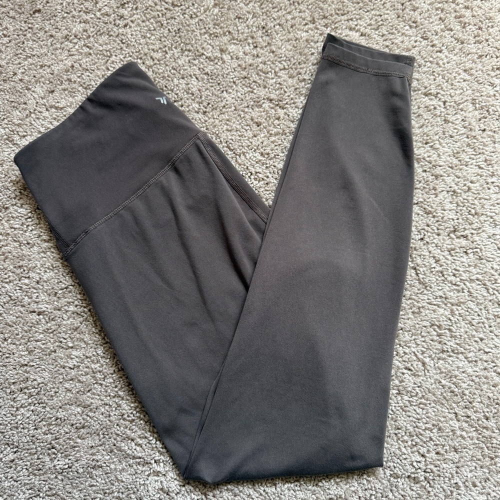 Old Navy Brown Grayish High Waisted Sport Leggings Size Medium - Picture 2 of 3